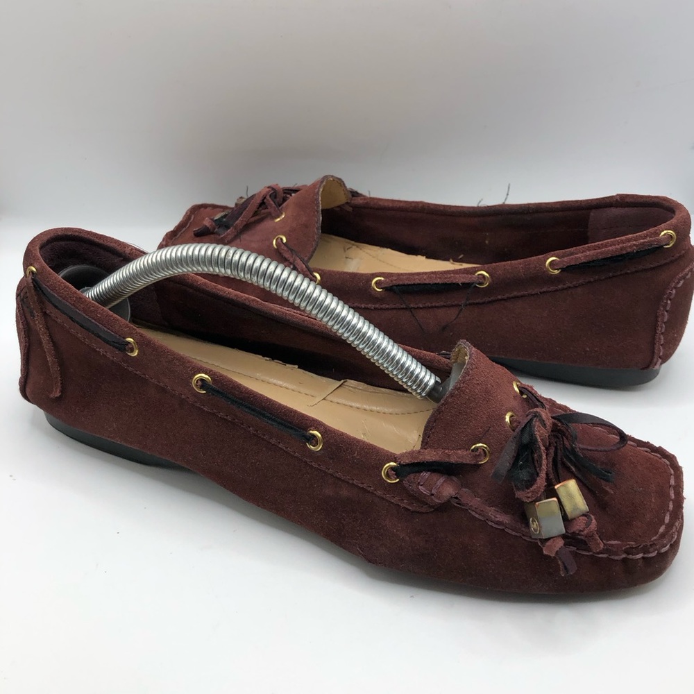 Michael Kors Women's Suede Plum Loafers